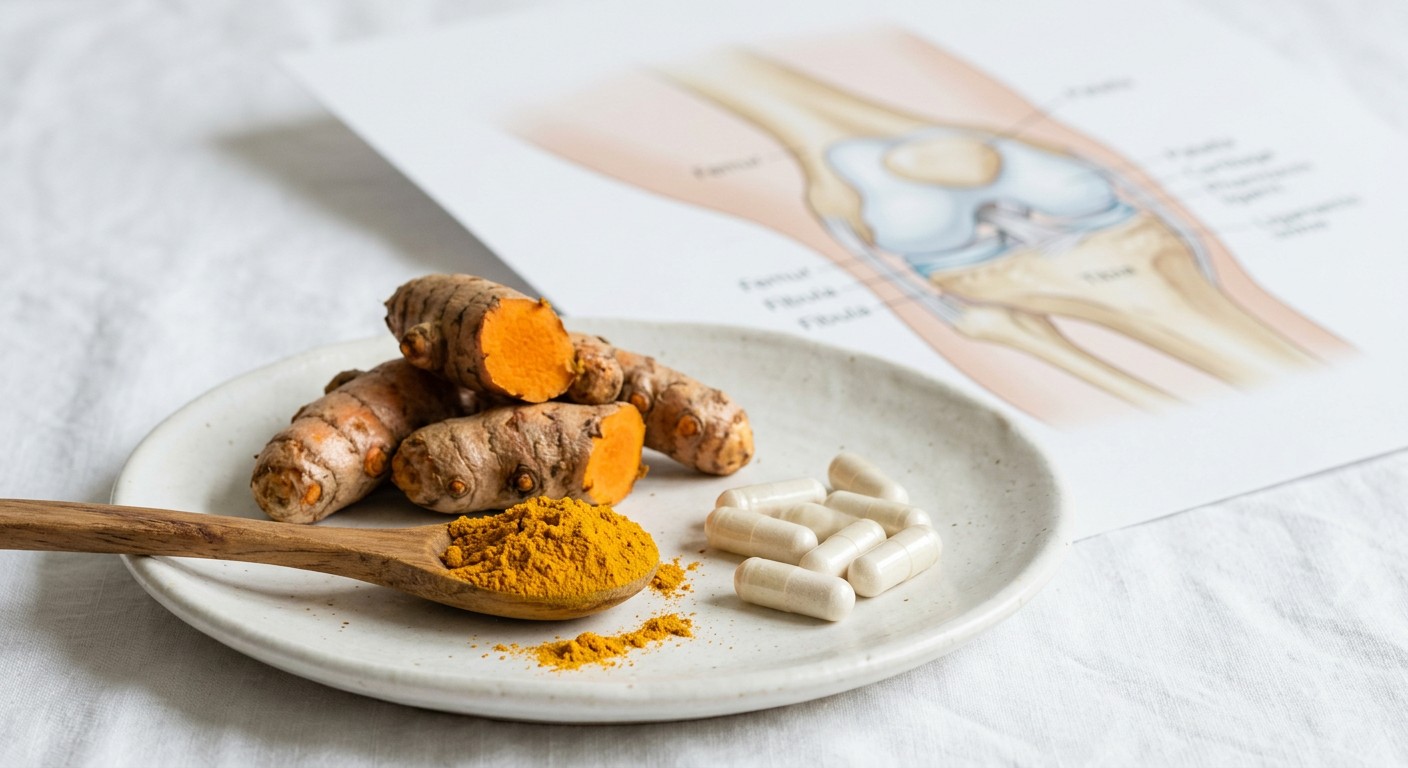 Turmeric root and powder compared with glucosamine supplements for joint health