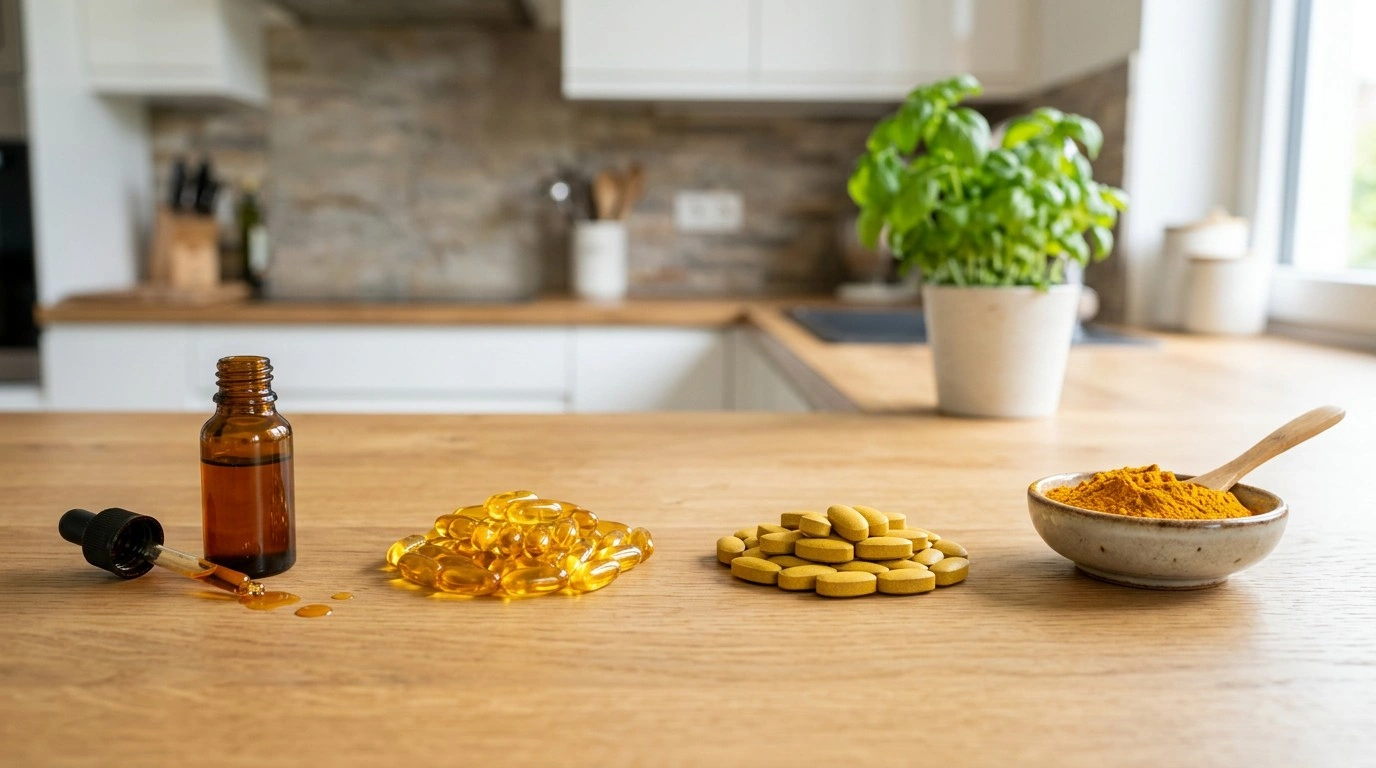 Liquid turmeric compared with turmeric capsules, tablets and powder