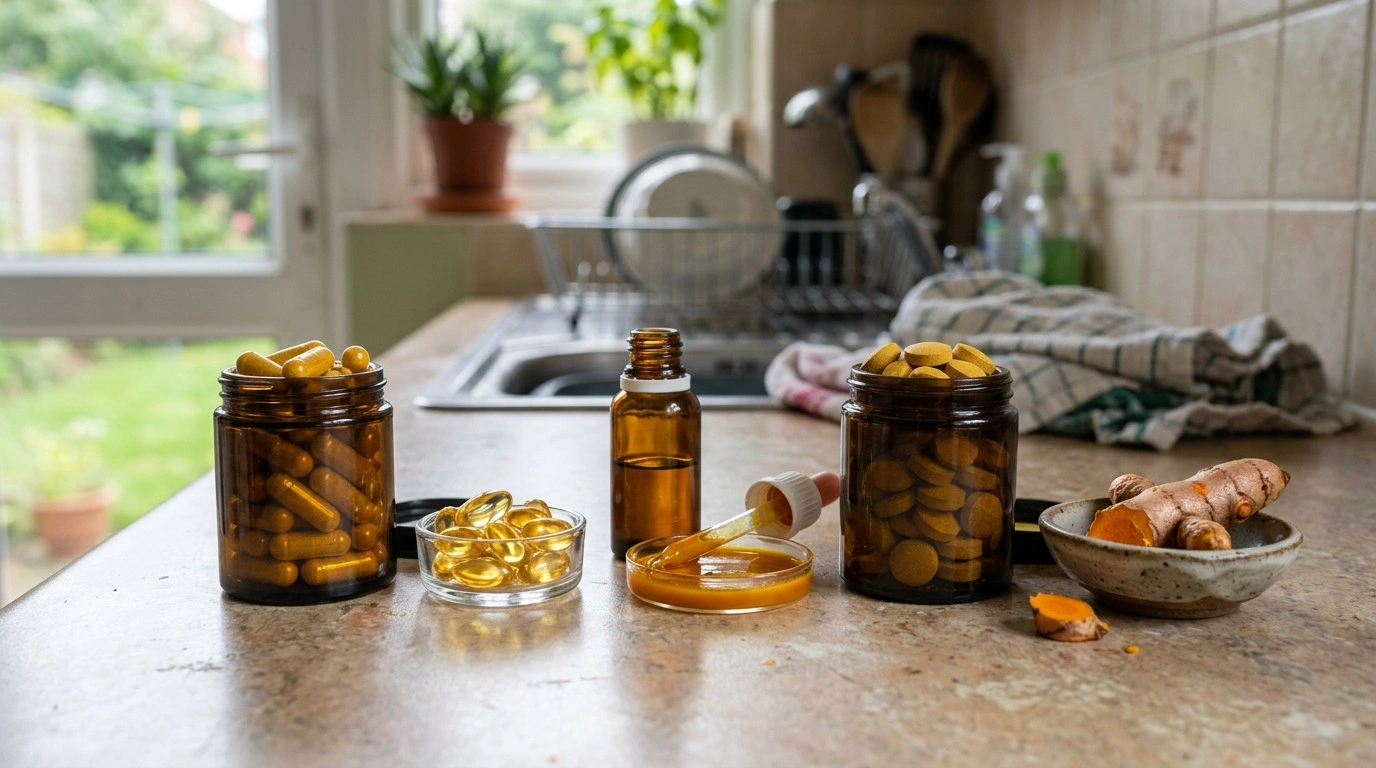Different types and formulations of curcumin supplements