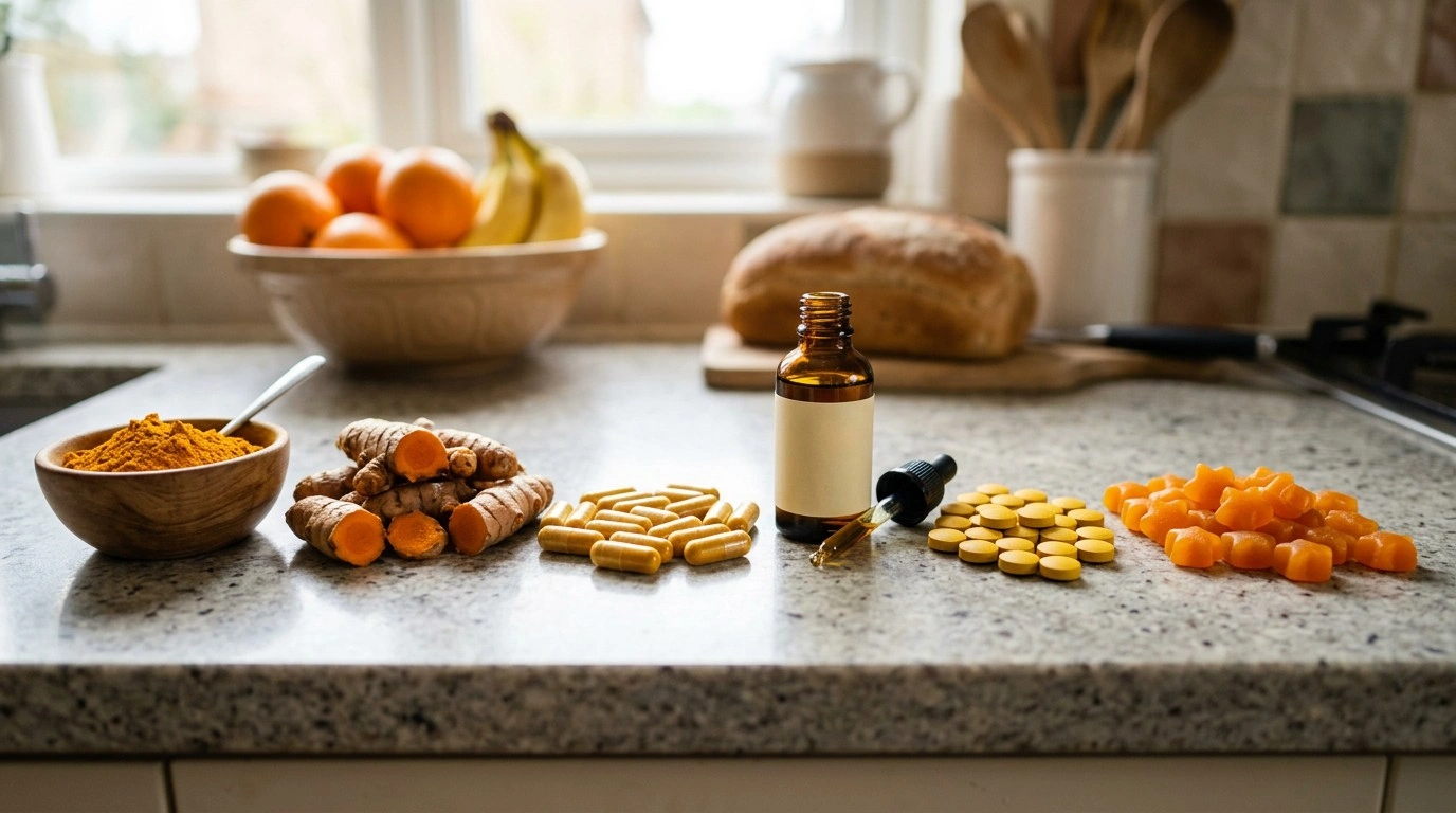 High strength turmeric supplements including capsules, tablets, gummies, liquid and powder